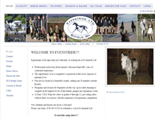 Tablet Screenshot of evenstrideltd.com